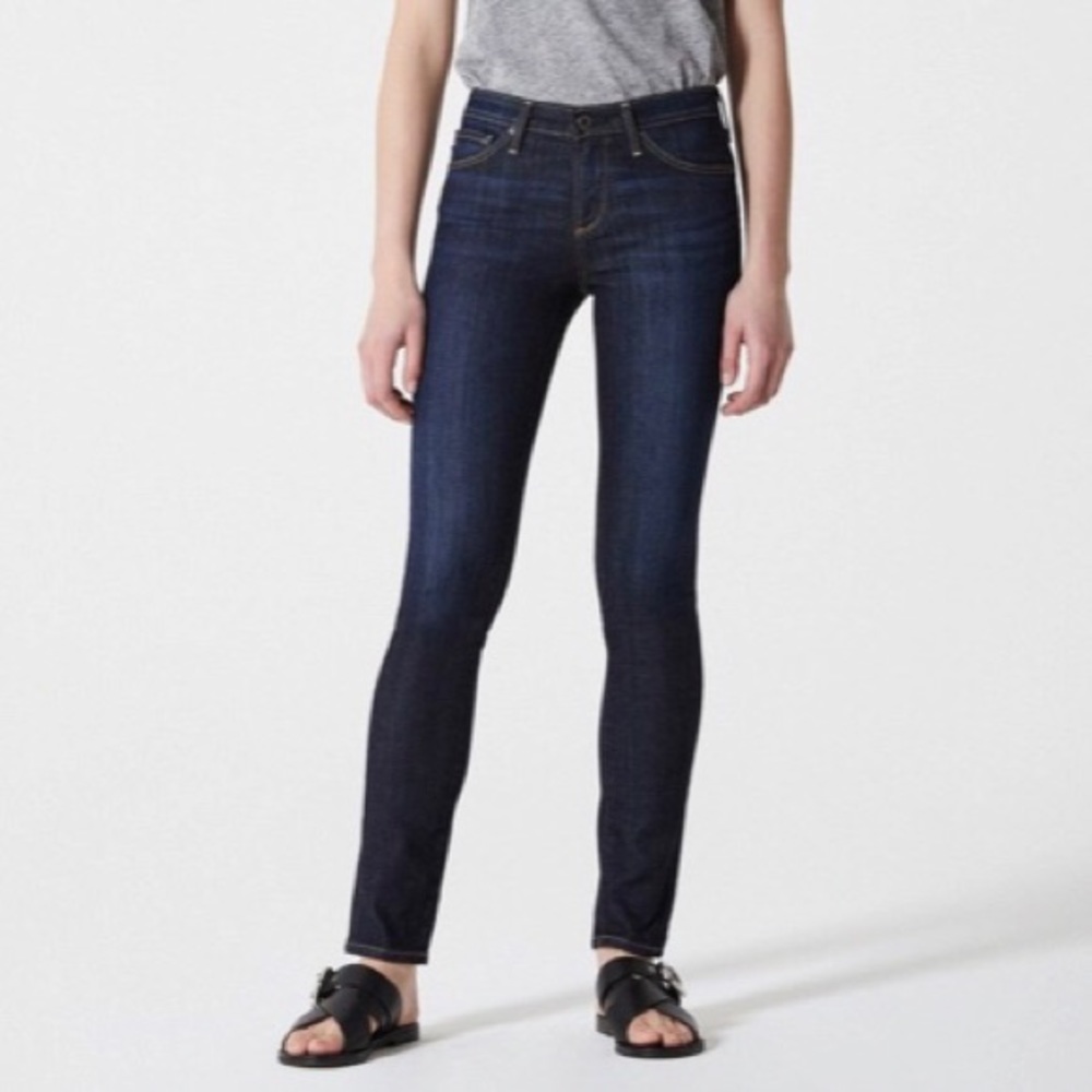 AG Prima Midrise Cigarette Skinny Stretch Jeans 24